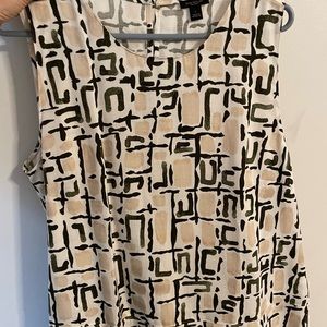 Ann Taylor Factory sleeveless top. Size large NWOT. Never worn